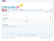 Tablet Screenshot of libresite.fr